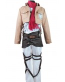 進撃の巨人 Shingeki no Kyojin ミカサ・アッカーマン訓練生クラス制服 RPG 服