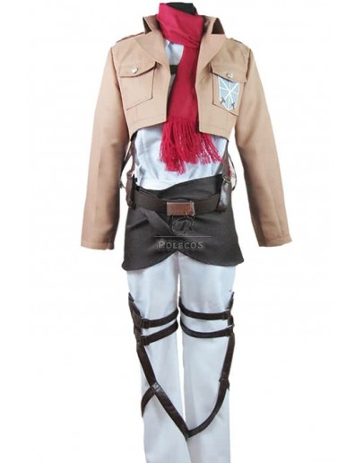 進撃の巨人 Shingeki no Kyojin ミカサ・アッカーマン訓練生クラス制服 RPG 服